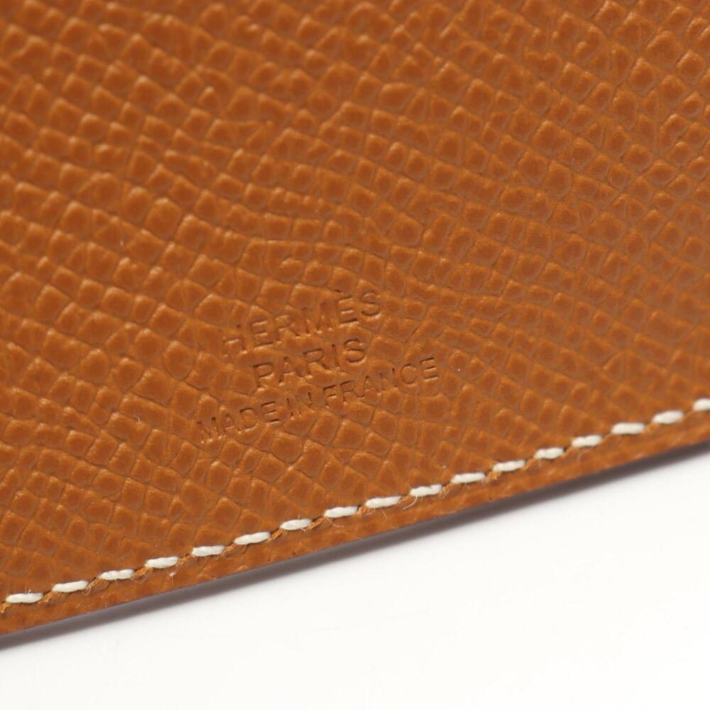 Hermes Tarmac PM Gold Business Card Holder/Card Case Accessory, Veau Epsom Le... - Picture 4 of 6
